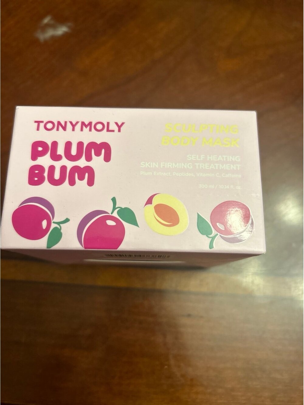 C307 TONYMOLY Plum Bum Self-Heating Sculpting Body Mask